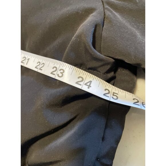 Centigrade Black Quilted Long Down Blend Filled Full Zip Coat Sz XL - Picture 8 of 14